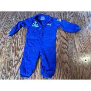 Kids Blue Astronaut Costume